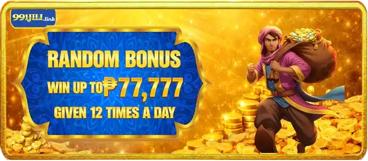 991JILI app download page highlighting random bonus rewards